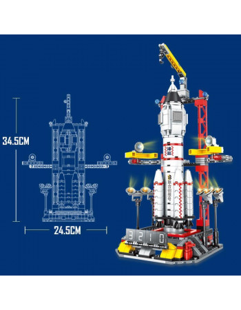 Конструктор Space Flight 'Космічна ракета' (508 деталей) арт. 123-608
