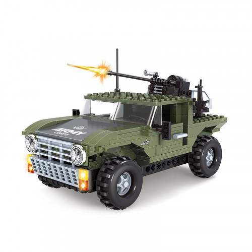 Конструктор AUSINI KEYIXING Army 'Військовий джип' (303 деталі) арт. 22508