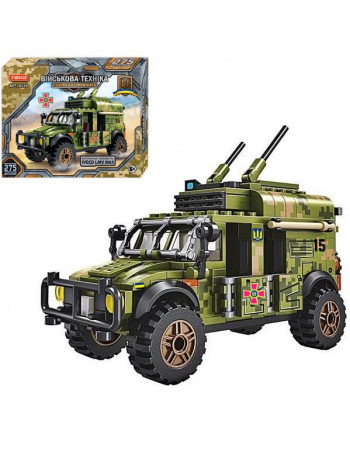 Конструктор ЗСУ 'Військова броньована машина 'IVECO LMV M65' (275 деталей) арт. 16529