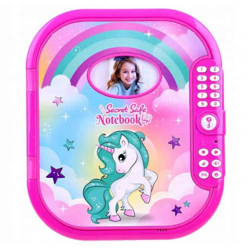 Дитячий блокнот скарбничка-сейф з кодовим замком  арт. WF 3006 B