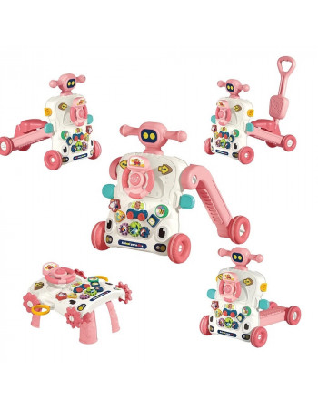 Багатофункціональна каталка 6 в 1 (толокар, самокат, столик, ходунки) Activity Walker арт. 6038