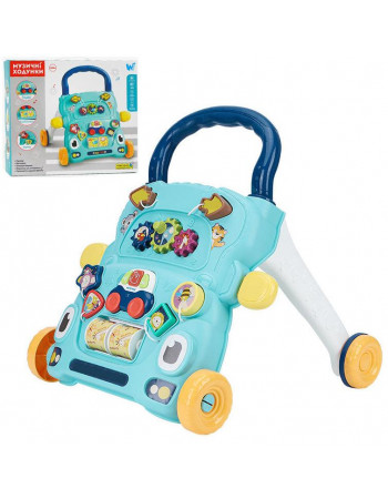 Каталка - ходунки з ігровим центром TM WToys ЗЕЛЕНІ арт. 67127