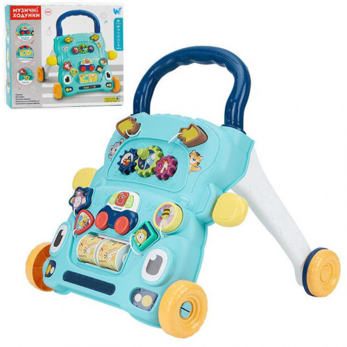 Каталка - ходунки з ігровим центром TM WToys ЗЕЛЕНІ арт. 67127