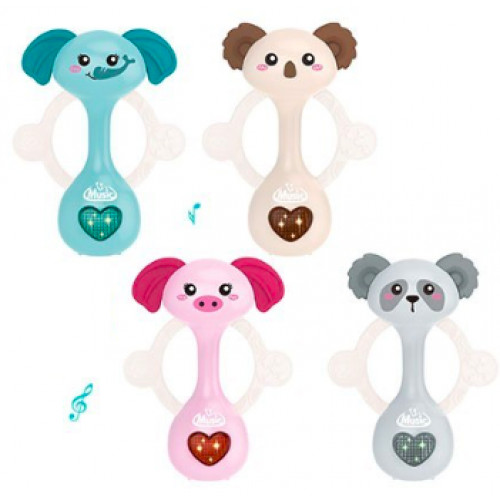 Брязкальце музичне 'Funny Animal' СВИНКА арт. SL 83025 /26/27/28