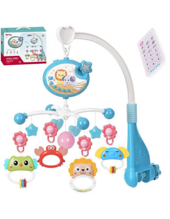 Карусель - мобіль на ліжко з пультом арт. 698-84/85