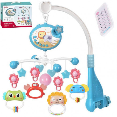 Карусель - мобіль на ліжко з пультом арт. 698-84/85