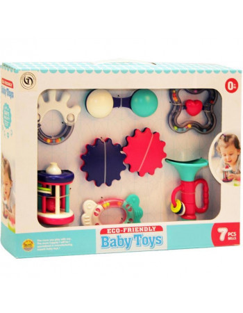 Набір брязкалець 'Eco Friendly Baby Toys' (7 штук) арт. 84834