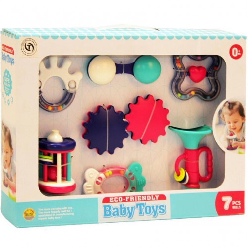Набір брязкалець 'Eco Friendly Baby Toys' (7 штук) арт. 84834