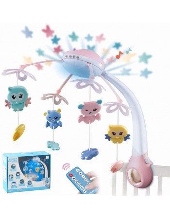 Музична карусель на ліжечко з пультом арт. 56810