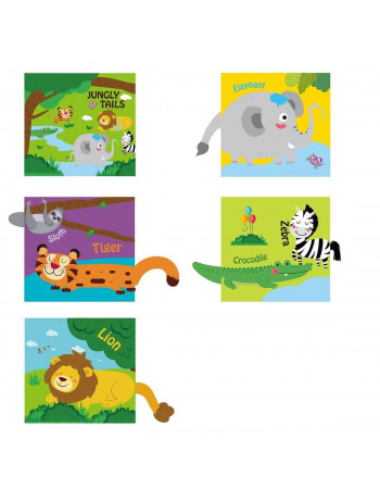 М'яка книга з шелестивальними сторінками 'Jungly Tails' арт. 6626
