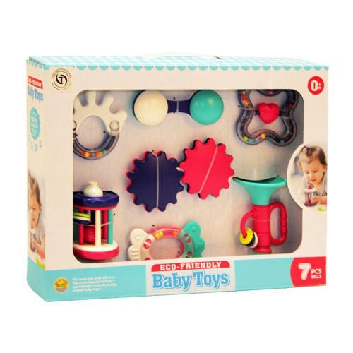 Набір брязкалець 'Eco Friendly Baby Toys' (7 штук) арт. 84834