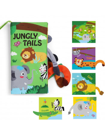 М'яка книга з шелестивальними сторінками 'Jungly Tails' арт. 6626