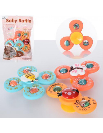 Іграшка-спінер для ванної на присоску Baby Rattle арт. 6329