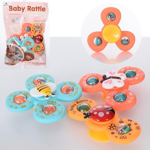 Іграшка-спінер для ванної на присоску Baby Rattle арт. 6329