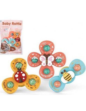 Іграшка-спінер для ванної на присоску Baby Rattle арт. 6329