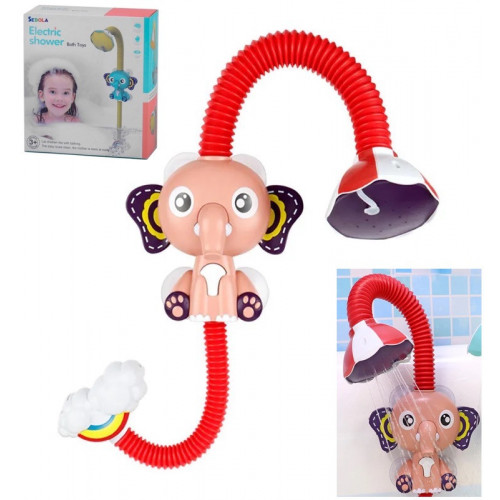 Іграшка для ванної/водоспад 'Слоник' РОЖЕВИЙ арт. 8366-22 А