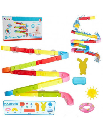 Іграшка для ванної на присосках (трек-спуск) арт. 8366-10 А