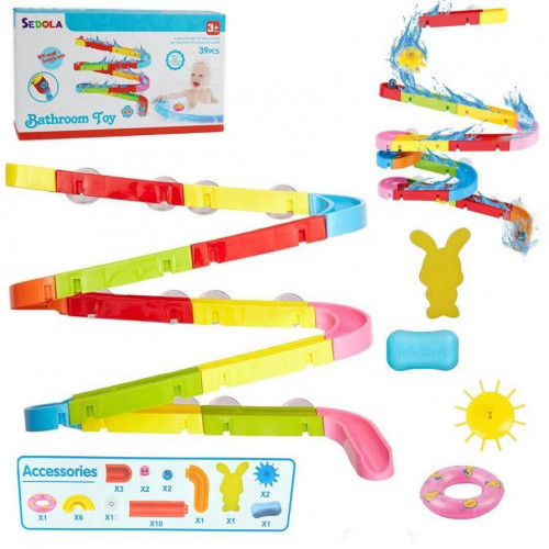 Іграшка для ванної на присосках (трек-спуск) арт. 8366-10 А