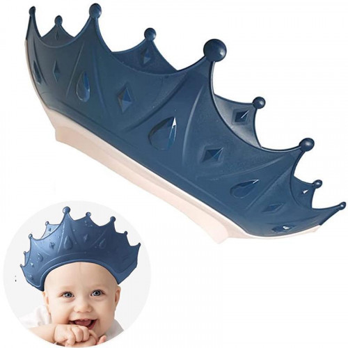 Накладка для купання малюків (шапочка для миття голови) СИНЯ арт. C 56383