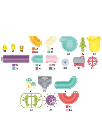 Іграшка для ванної на присосках (трек-спуск) арт. 8366-38 A