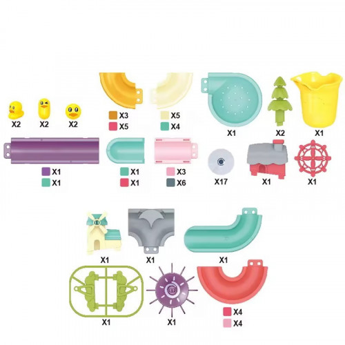 Іграшка для ванної на присосках (трек-спуск) арт. 8366-38 A
