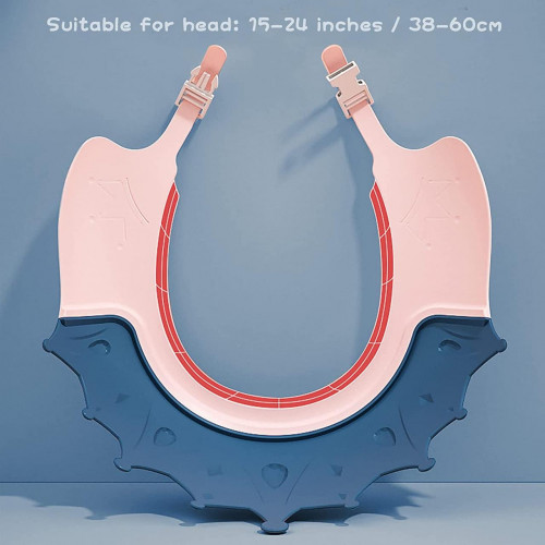 Накладка для купання малюків (шапочка для миття голови) СИНЯ арт. C 56383