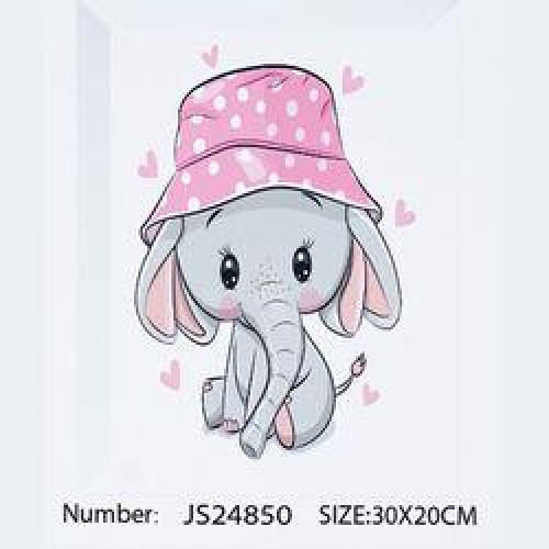 Алмазна мозаїка для дитячої творчості 'Слоник' (20-30 см) арт. JS 24850