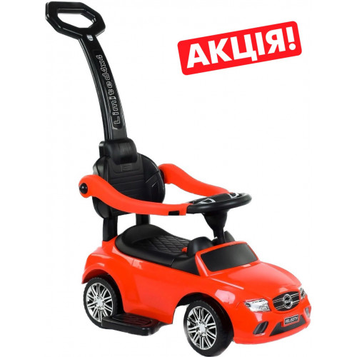 Каталка - толокар музична з батьківською ручкою TM JOY арт. 806 S-15905