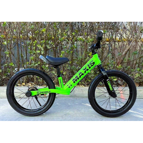 Велобіг (біговел) з надувними колесами 16 дюймів та ручним гальмом TM CORSO MAXIS арт. MX-80144