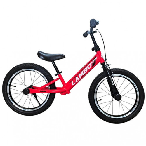 Велобіг (біговел) з надувними колесами 16 дюймів та ручним гальмом TM CORSO LAMBO арт. LB-16745