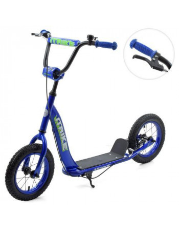 Самокат для дітей і дорослих Scooter з ручним гальмом арт. 2-043-1-BL