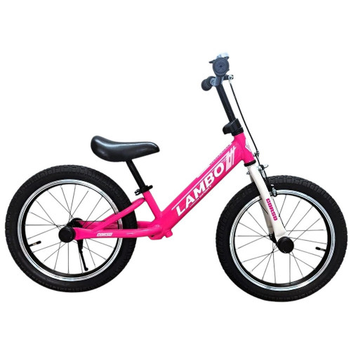 Велобіг (біговел) з надувними колесами 16 дюймів та ручним гальмом TM CORSO LAMBO арт. LB-16702