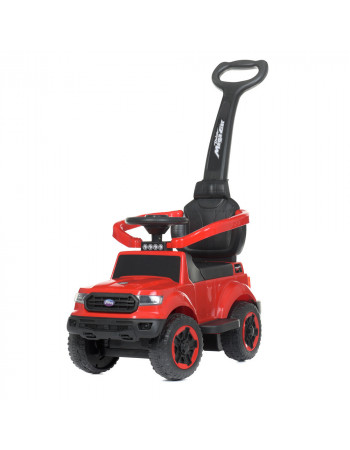 *Електромобіль (каталка - толокар) з батьківською ручкою Bambi (світло фар,музика) арт. 4564B-3