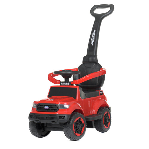 *Електромобіль (каталка - толокар) з батьківською ручкою Bambi (світло фар,музика) арт. 4564B-3