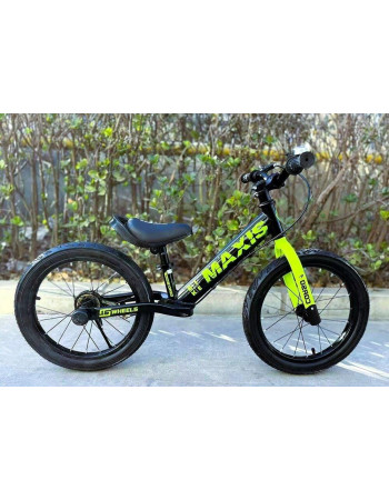 Велобіг (біговел) з надувними колесами 16 дюймів та ручним гальмом TM CORSO MAXIS арт. MX-71065