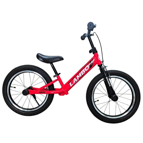 Велобіг (біговел) з надувними колесами 16 дюймів та ручним гальмом TM CORSO LAMBO арт. LB-16745