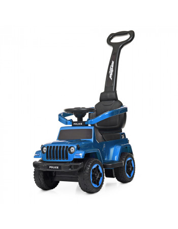 *Каталка - толокар з батьківською ручкою Bambi Police ФАРБОВАНИЙ КОРПУС арт. 4288S-12