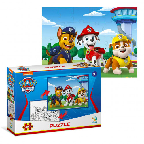 Пазли-розмальовка 2 в 1 'Paw patrol, Щенячий патруль' (30 деталей) арт. 200160