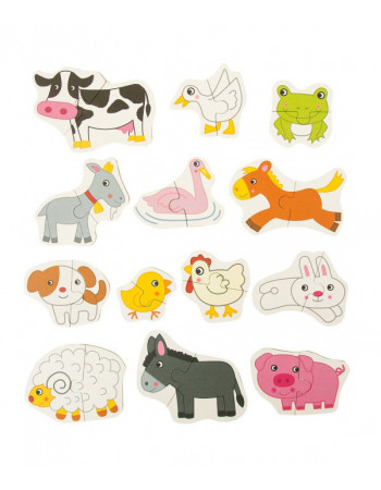 Пазли для малюків в металічному боксі арт. C 73263