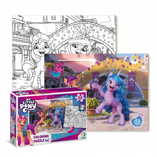 Пазли-розмальовка 2 в 1 'My Little Pony' (30 деталей) арт. 200134