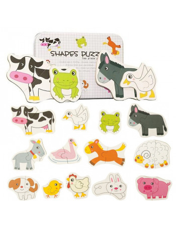 Пазли для малюків в металічному боксі арт. C 73263