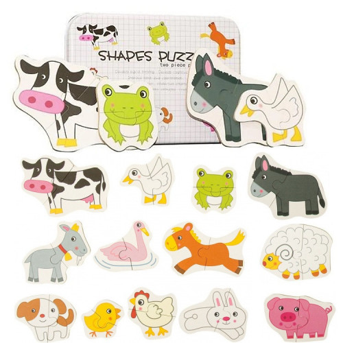 Пазли для малюків в металічному боксі арт. C 73263