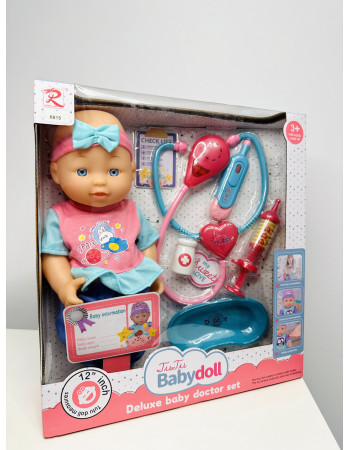 Пупс з аксесуарами (набір лікаря) 'Tutu baby doll' арт. 6815
