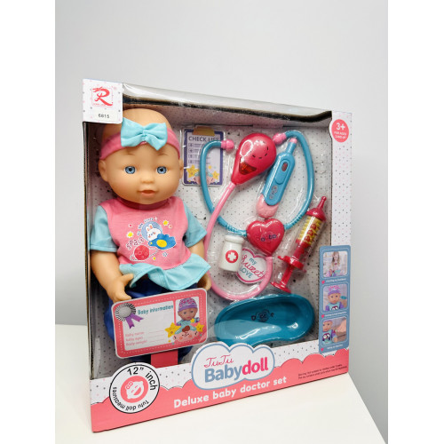Пупс з аксесуарами (набір лікаря) 'Tutu baby doll' арт. 6815