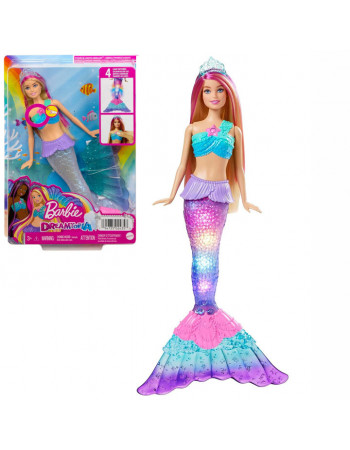 Лялька - русалка Barbie Дрімтопія сяючий хвостик / Barbie Mermaid Doll арт. HDJ36