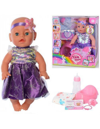 Пупс 'Yale baby' Baby (закриває очі в положенні лежачи) арт. 1953 C