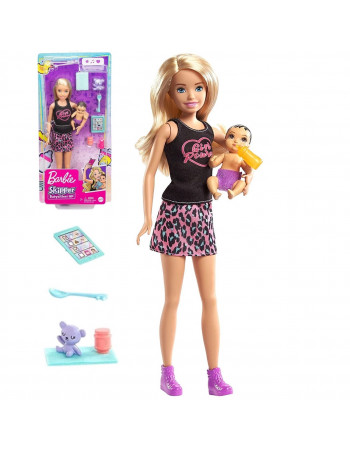 Лялька Barbie Skipper Babysitters (Барбі Скіппер няня з немовлям) TM Mattel арт. GRP13