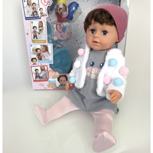 Пупс/лялька з аксесуарами 'Yale baby' арт. 001C/BLC 209 C