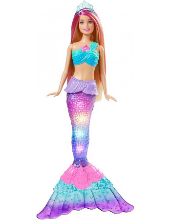 Лялька - русалка Barbie Дрімтопія сяючий хвостик / Barbie Mermaid Doll арт. HDJ36