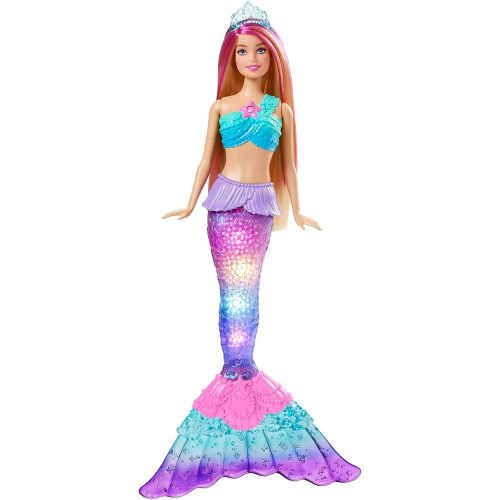 Лялька - русалка Barbie Дрімтопія сяючий хвостик / Barbie Mermaid Doll арт. HDJ36